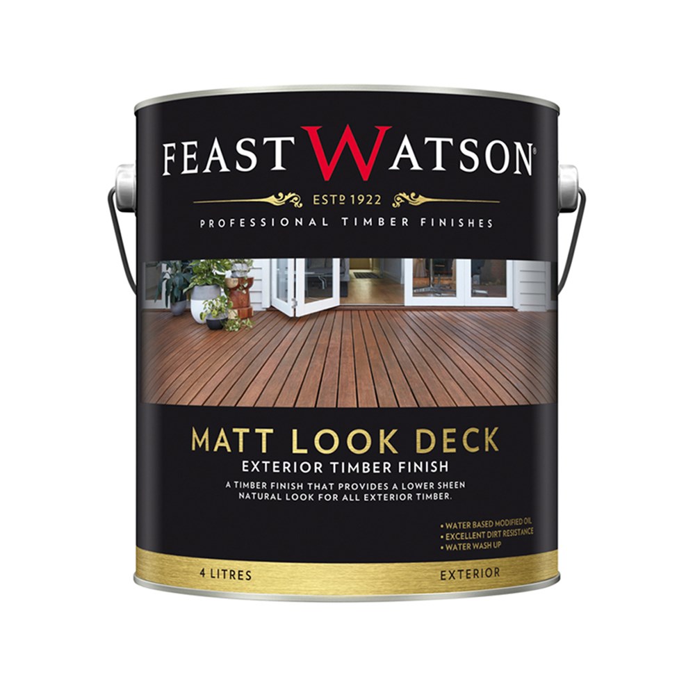 Feast Watson Matt Look Decking Oil Merbau / Kwila 4L