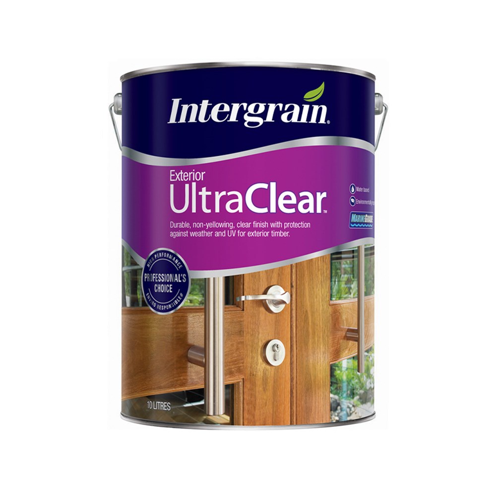 Intergrain UltraClear Exterior Timber Finish Matt 10L