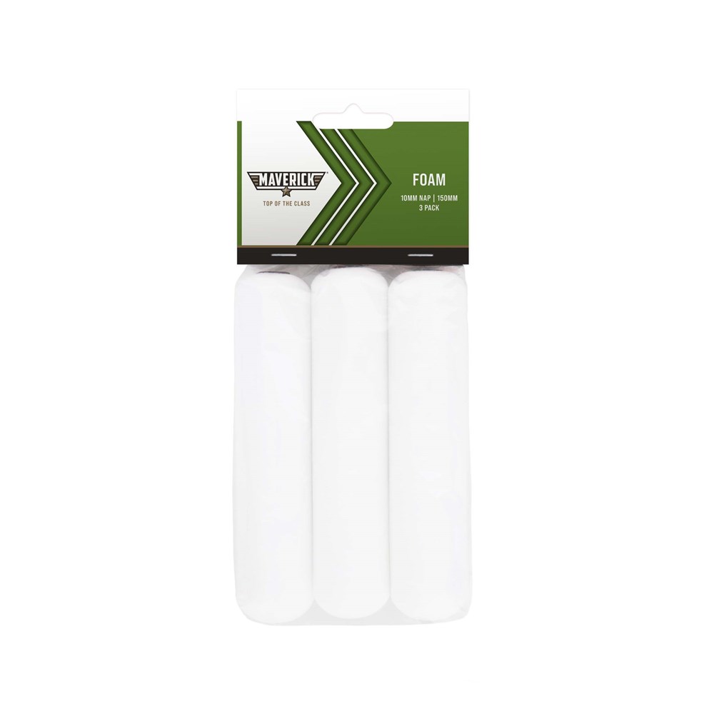 maverick-minirollers-foam-150mm-3pack