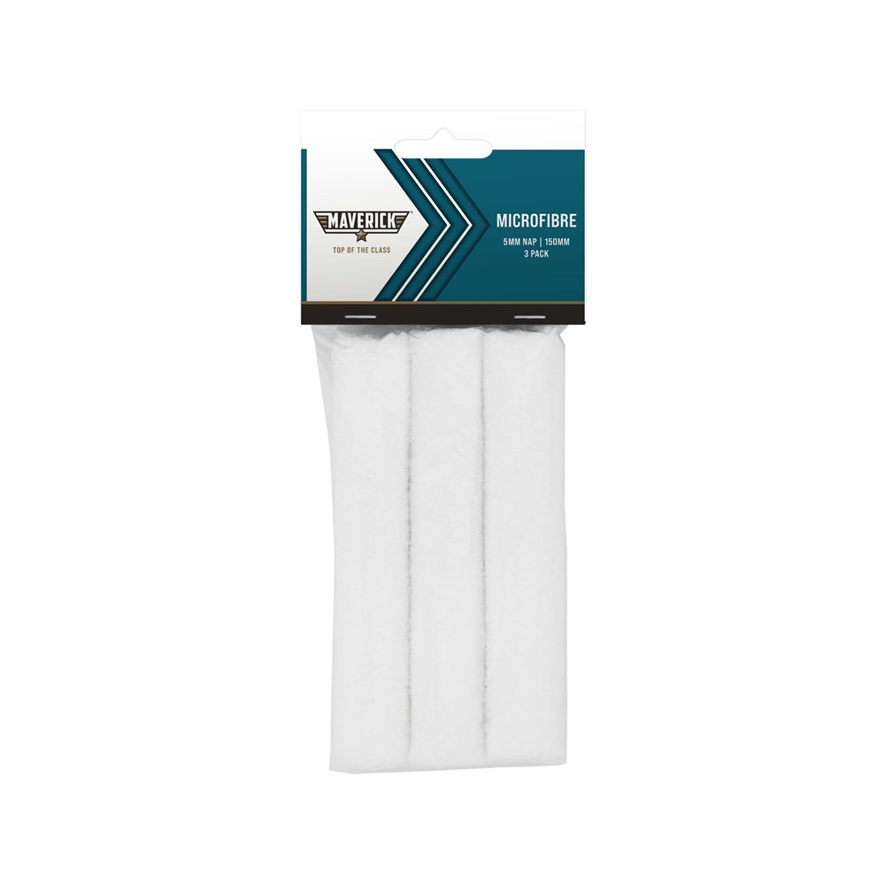 maverick-minirollers-microfibre-5mmnap-150mm-3pack